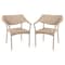 Flash Furniture Natural PE Rattan Wicker Patio Dining Chair, 2PK 2-TT-TT002-NAT-GG - alternate 10